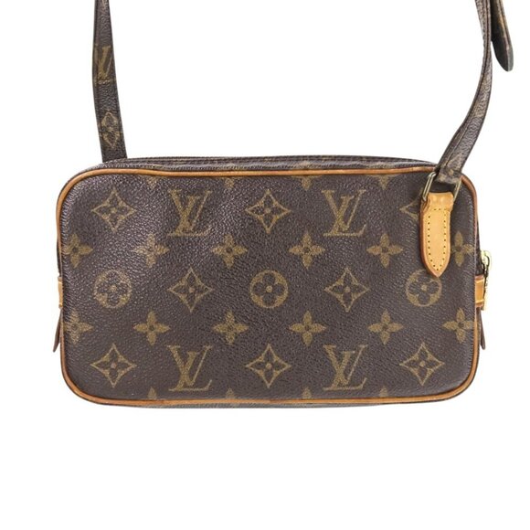 LOUIS VUITTON Brown Monogram Pochette Mini Bag - Picture 4 of 16